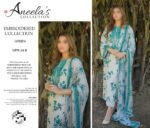 ANEELAS Cotton Embroidered Suit with Chiffon Dupatta – Heavy Sequin Work