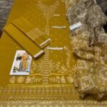 JADE Premium Lawn 3PC Suit – Heavy Embroidered Daman | D-5004 - Image 4