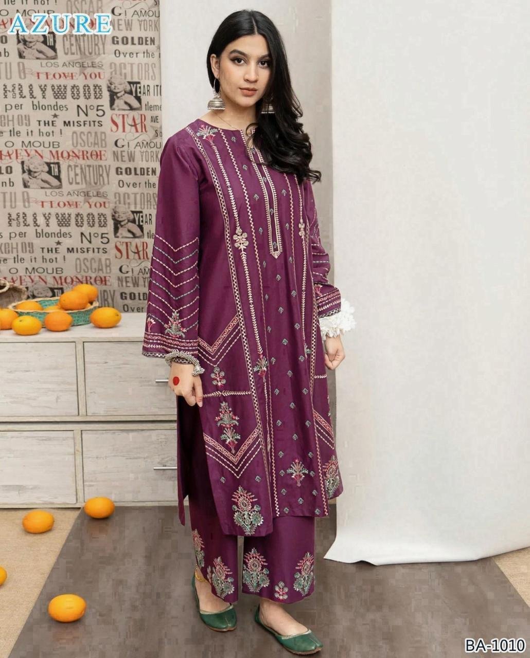 111222333 BATIK Embroidered 2-Piece Lawn Suit – Premium Summer Collection - Image 1
