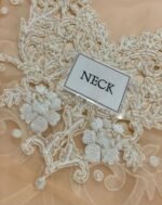 MARIA B Organza Embroidered Suit with Silk Trouser – Heavy Handwork - Image 4