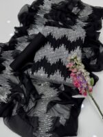 Eid Lawn 3PC Suit – Heavy Embroidery with Chiffon Dupatta - Image 2