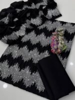 Eid Lawn 3PC Suit – Heavy Embroidery with Chiffon Dupatta - Image 6