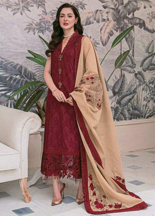 IMG-20260219-WA0712 Zarqash Luxury Collection 3-Piece Unstitched Chikankari Embroidered dress - Image 1