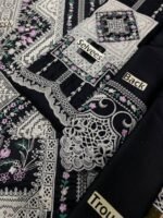 BIN ILYAAS LUXURY UNSTITCHED 3PC EMB LAWN COLLECTION - Image 6