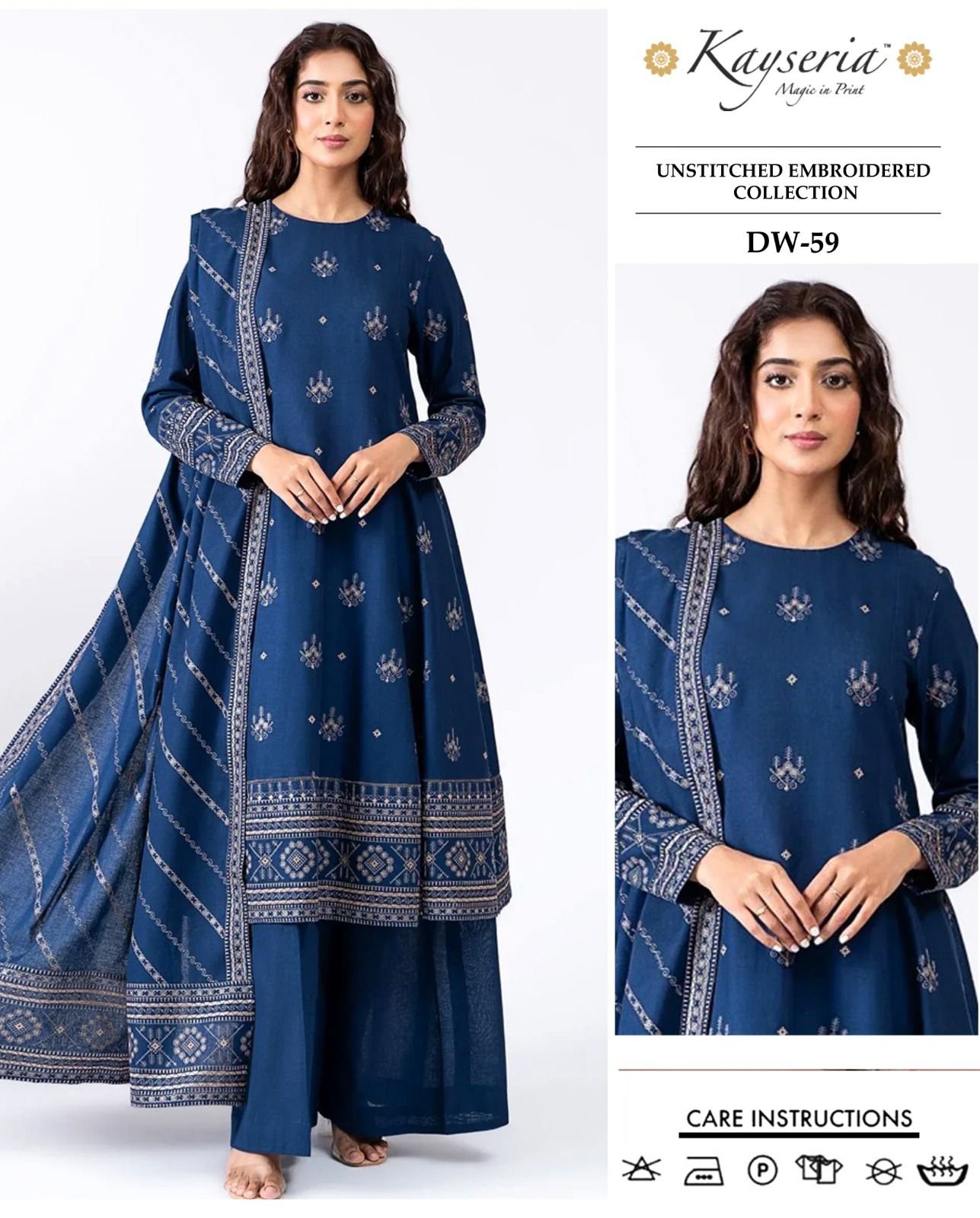 IMG-20260220-WA0407 Summer most demanding Airjet Lawn Edition 3-Piece embroidered Suit - Image 1