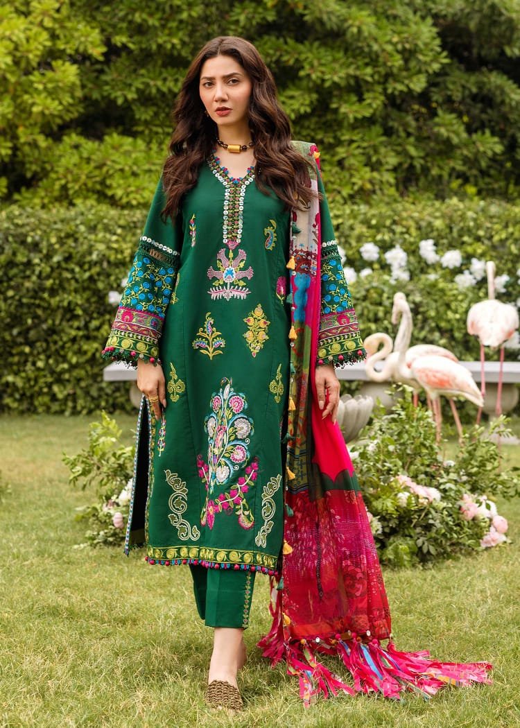 IMG-20260228-WA0181 BRAND:*SADAF FAWAD* lawn embroidered eid arrivals luxury unstitched 3pc✓ - Image 1
