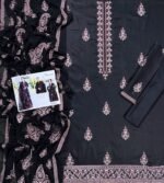 BRAND:*BAREEZE* lawn embroiderd luxury unstitced 3pc✓ - Image 3