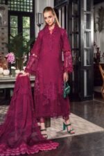 Heavy embroidered chikankari 3-Piece suit