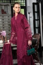 Heavy embroidered chikankari 3-Piece suit - Image 3
