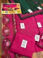 Premium Chikankari 3 Piece – Embroidered & Cutwork Dupatta - Image 8