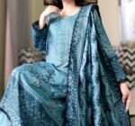 PURE LAWN 90/70 EMBROIDERD 3PC WITH LAWN DUPATTA - Image 7