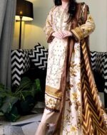 NEW ARRIVAL 3PC EMBROIDERD ALKARAM KASTURI .........📣📣 - Image 6