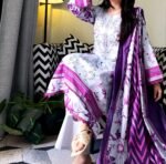 NEW ARRIVAL 3PC EMBROIDERD ALKARAM KASTURI .........📣📣 - Image 9