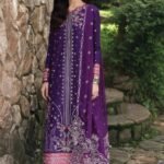 QALAMQAR lawn cotton sciflie embroidered patch work luxury unstitched 3pc✓