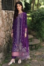 QALAMQAR lawn cotton sciflie embroidered patch work luxury unstitched 3pc✓ - Image 4