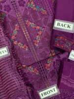 BRAND:BIN ILYAS chikankari embriodered lawn cotton luxury unstitced 3pc✓ - Image 3