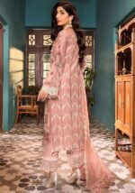 Luxury Lawn Heavy Schiffli & Multi-Thread Embroidered 3PC Suit with Cotton Net Dupatta
