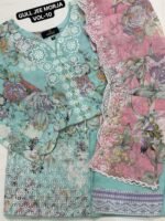 Gull Jee Morja Vol 10 Stitched embroidered Lawn with chiffon dupatta - Image 13