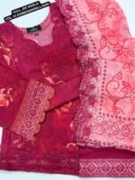 Gull Jee Morja Vol 10 Stitched embroidered Lawn with chiffon dupatta - Image 8