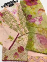 Gull Jee Morja Vol 10 Stitched embroidered Lawn with chiffon dupatta