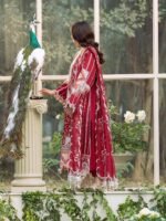 Bin Ilyaas 3PC Embroidered Winter Suit for Women – Dhank Fabric with Cutwork Shawl | Ayzel Clothing - Image 3