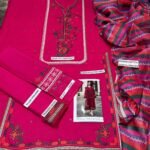 CHARIZMA Premium Lawn Embroidered Suit with Monar Dupatta – D#5024 - Image 2