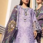 MUSHQ LAWN COLLECTION* summer embroidered luxury unstitched 3pc Lawn