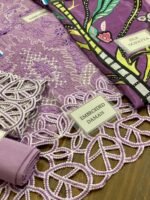 MUSHQ LAWN COLLECTION* summer embroidered luxury unstitched 3pc Lawn - Image 3